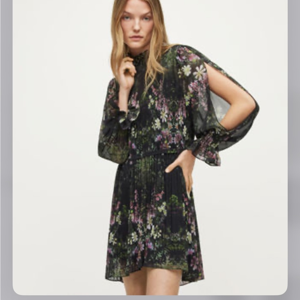 All Saints size 6 new with tags floral dress. Cora Ophelia Mini Dress